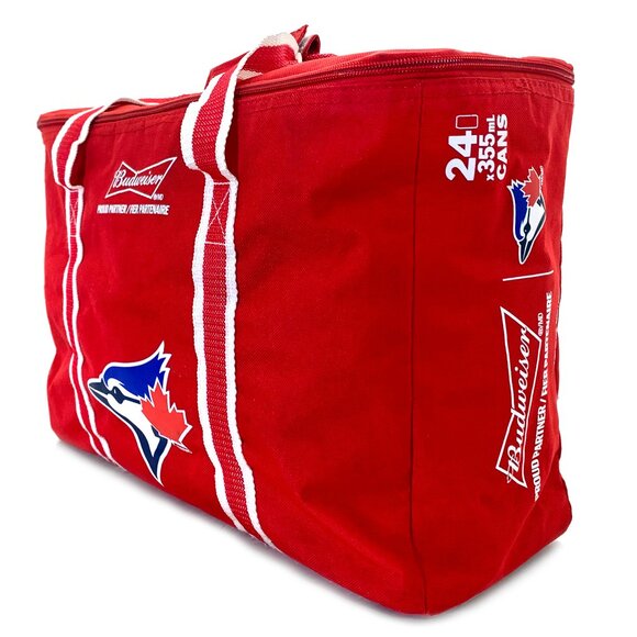 BUDWEISER Toronto Blue Jays Insulated Cooler Bag 24-Can Capacity Vintage 1999 - Picture 4 of 8